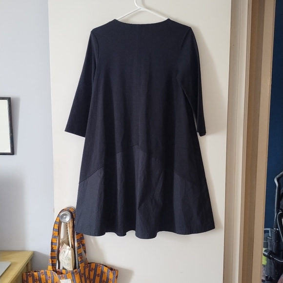 COS Black Cotton A Line Dress XS - Picture 3 of 9